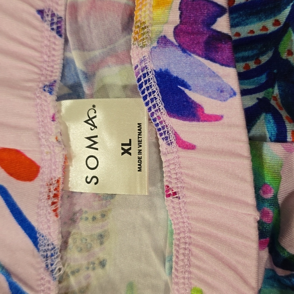 Soma Multicolor Floral Sleep Pants - Picture 4 of 4